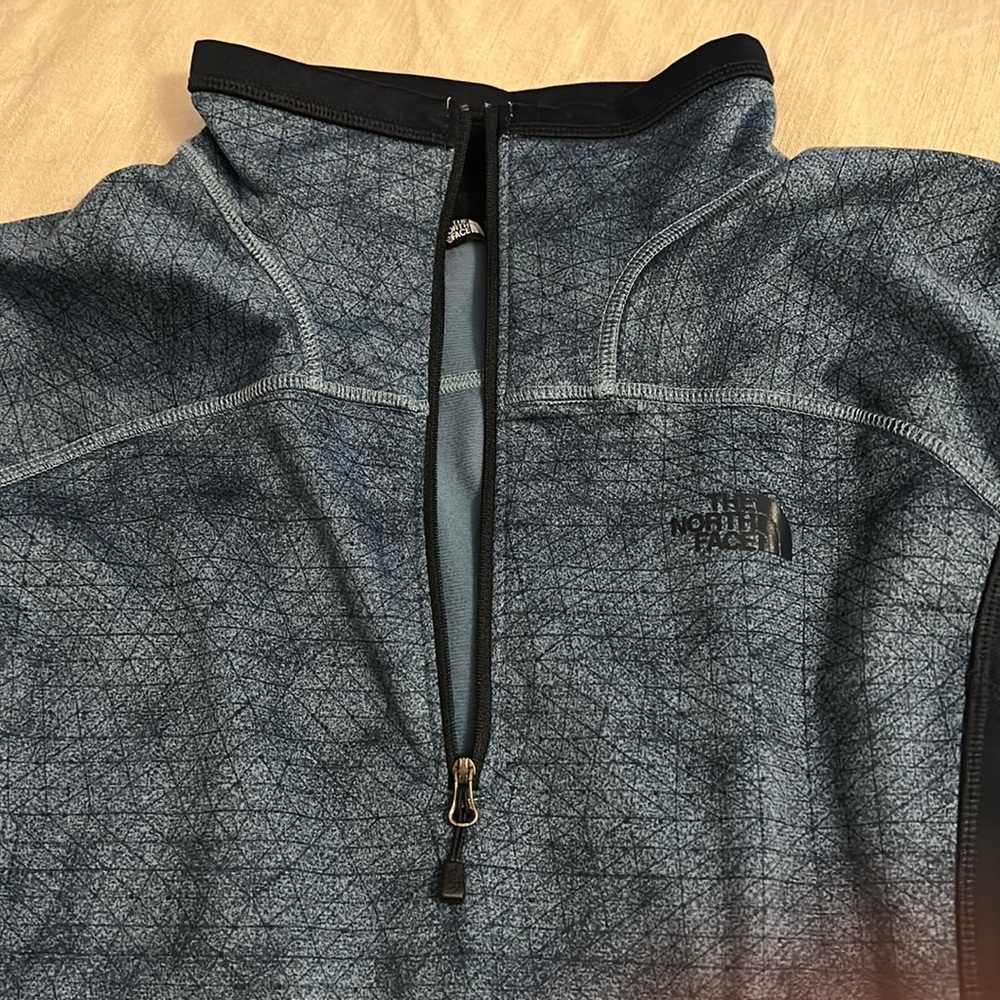 The North Face 3/4 zip jacket